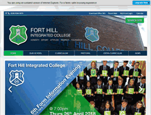Tablet Screenshot of forthillcollege.co.uk